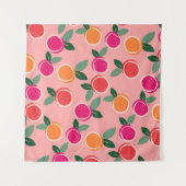 Sunset Citrus Symphony Wandkleed (Voorkant)