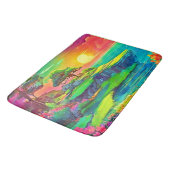 Sunset Cliff Paradise Art Badmat (Gekanteld)