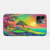 Sunset Cliff Paradise Art Case-Mate iPhone Case (Achterkant (horizontaal))
