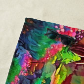 Sunset Cliff Paradise Art Strandlaken (In situ)