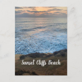 Sunset Cliffs Beach Briefkaart