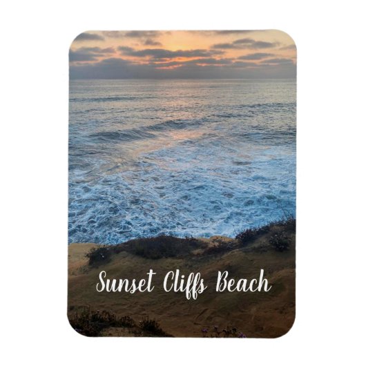 Sunset Cliffs Beach Magneet (Verticaal)