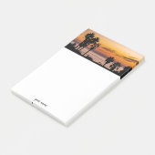 Sunset Cliffs Palm Trees Paars Sinaasappel Post-it® Notes (Schuin)