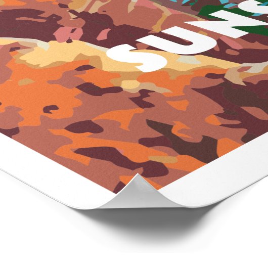 Sunset Cliffs Poster (Hoek)