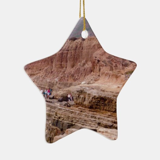 Sunset Cliffs San Diego CA Keramisch Ornament (Rechts)