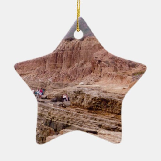Sunset Cliffs San Diego CA Keramisch Ornament (Voorkant)