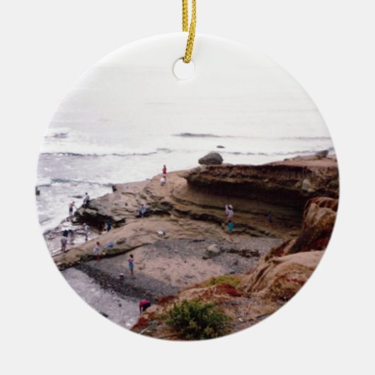 Sunset Cliffs San Diego Keramisch Ornament (Voorkant)