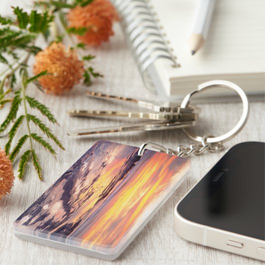 Sunset Cliffs tide pools Sleutelhanger (Voorkant Rechts)