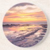 Sunset Cliffs tide pools Zandsteen Onderzetter (Voorkant)