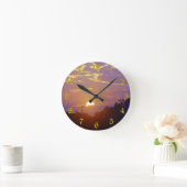 Sunset Clock (medium) Ronde Klok (Huis)