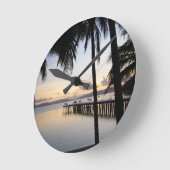 Sunset Clock Whitsunday Islands Ronde Klok (Hoek)