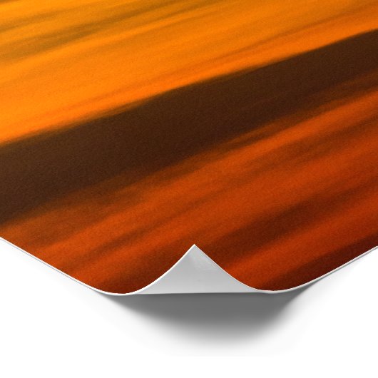 Sunset Closeup, Michigan. Poster (Hoek)