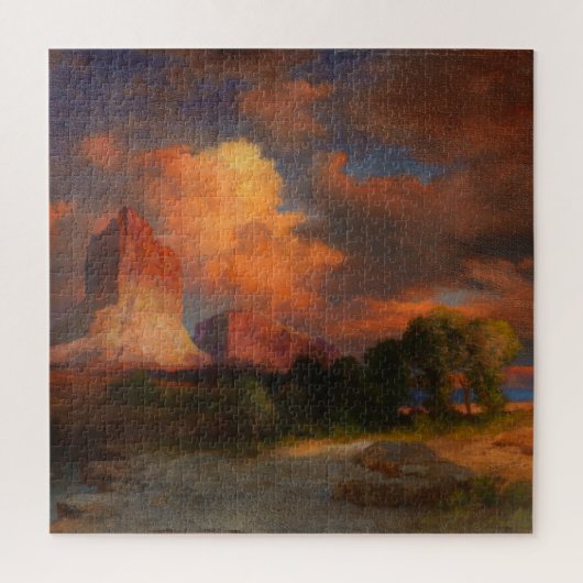 Sunset Cloud Green River Wyoming beroemd gemaakt d Legpuzzel (Verticaal)
