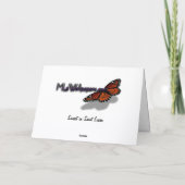 Sunset Clouds and Sailboat Seascape Bedankkaart (Achterkant)