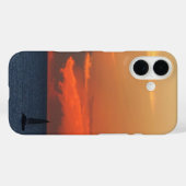 Sunset Clouds and Sailboat Seascape Case-Mate iPhone Case (Achterkant (horizontaal))