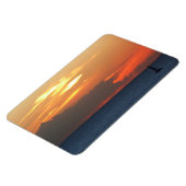 Sunset Clouds and Sailboat Seascape Magneet (Linkerzijde)