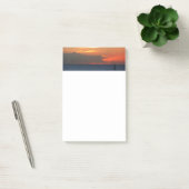 Sunset Clouds and Sailboat Seascape Post-it® Notes (Kantoor)