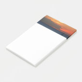 Sunset Clouds and Sailboat Seascape Post-it® Notes (Schuin)