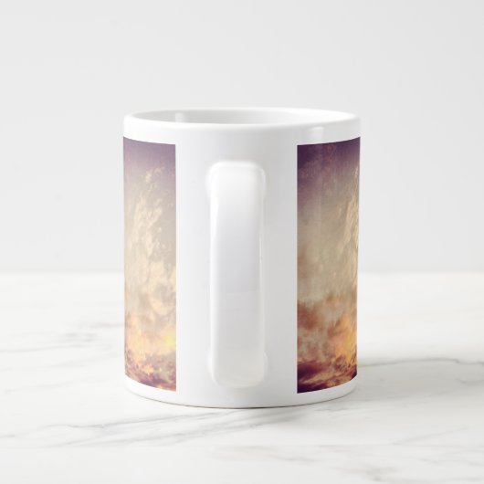 SUNSET CLOUDS CUP GROTE KOFFIEKOP (Achterkant)