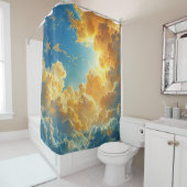 Sunset Clouds Douchegordijn (In situ)