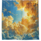 Sunset Clouds Douchegordijn (Voorkant)