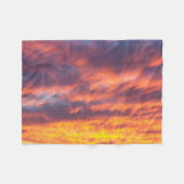Sunset Clouds Fleece Blanket Deken (Voorkant (Horizontaal))
