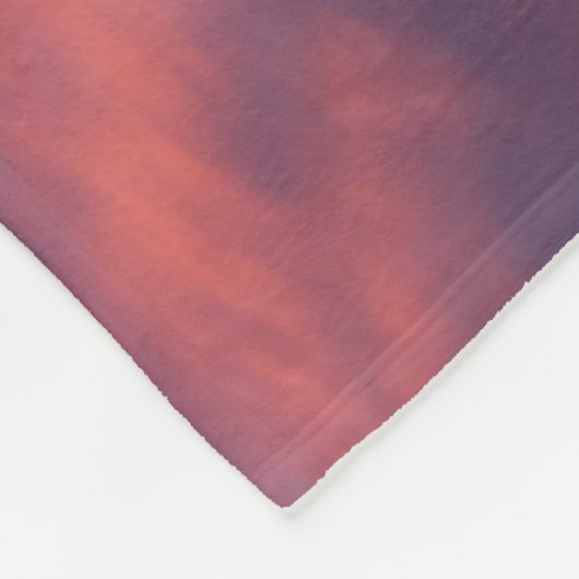 Sunset Clouds Fleece Blanket Deken (Hoek)