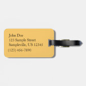 Sunset Clouds I Colorful Sky Photography Bagagelabel (Achterkant horizontaal)