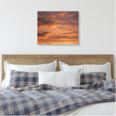 Sunset Clouds I Colorful Sky Photography Canvas Afdruk (Insitu (Slaapkamer))