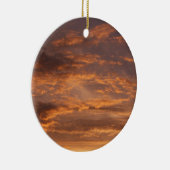 Sunset Clouds I Colorful Sky Photography Keramisch Ornament (Rechts)