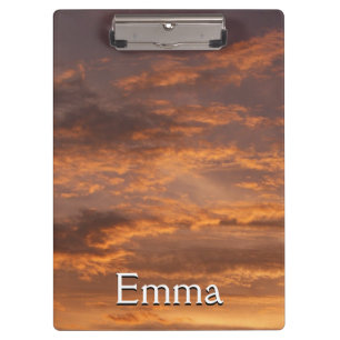 Sunset Clouds I Colorful Sky Photography Klembord