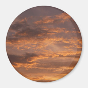 Sunset Clouds I Colorful Sky Photography Magneet
