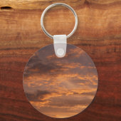 Sunset Clouds I Colorful Sky Photography Sleutelhanger (Voorkant)