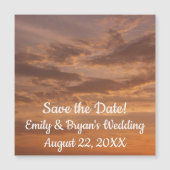 Sunset Clouds II Pastel Abstracte Natuur (Voorkant)