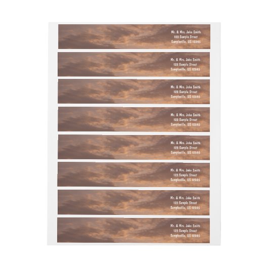 Sunset Clouds II Pastel Abstracte Natuur (Vel)