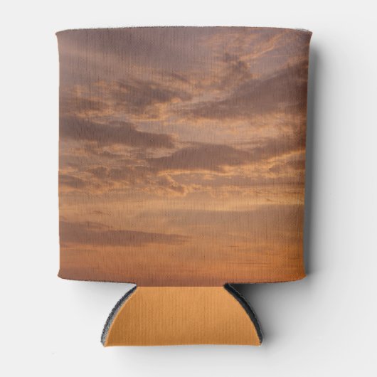 Sunset Clouds II Pastel Abstracte Natuur Blikjeskoeler (Voorkant)