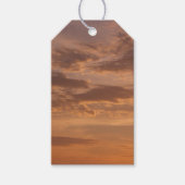 Sunset Clouds II Pastel Abstracte Natuur Cadeaulabel (Voorkant)