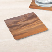 Sunset Clouds II Pastel Abstracte Natuur Kartonnen Onderzetters (Schuin)