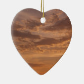 Sunset Clouds II Pastel Abstracte Natuur Keramisch Ornament (Rechts)