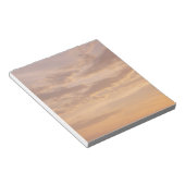 Sunset Clouds II Pastel Abstracte Natuur Notitieblok (Schuin)