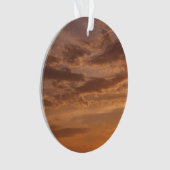 Sunset Clouds II Pastel Abstracte Natuur Ornament (voorkant)