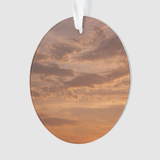 Sunset Clouds II Pastel Abstracte Natuur Ornament (voorkant)