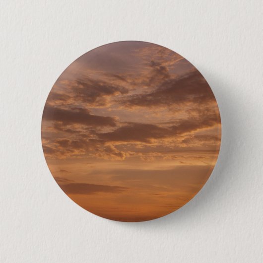 Sunset Clouds II Pastel Abstracte Natuur Ronde Button 5,7 Cm (Voorkant)