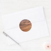 Sunset Clouds II Pastel Abstracte Natuur Ronde Sticker (Envelop)