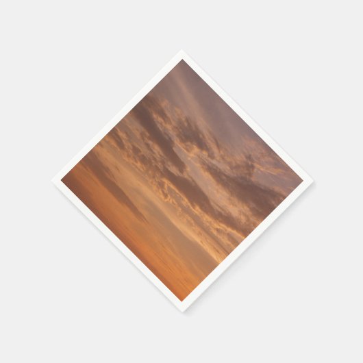 Sunset Clouds II Pastel Abstracte Natuur Servetten (Hoek)