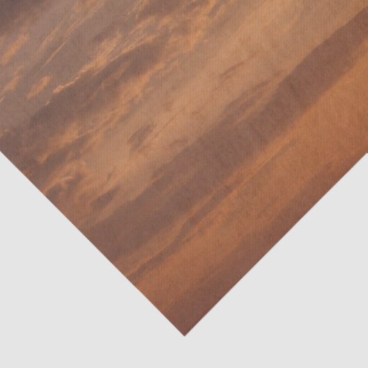 Sunset Clouds II Pastel Abstracte Natuur Tissuepapier (Detail)