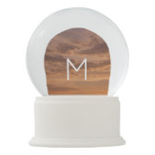 Sunset Clouds III Pastel Abstracte Natuur Sneeuwbol (Voorkant)