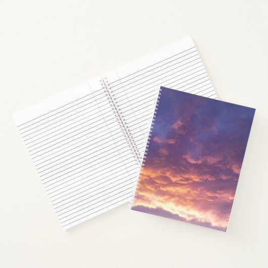 Sunset Clouds-Notitieboek Notitieboek (Binnen)