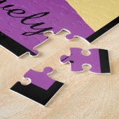 Sunset Clouds o' Paarse Hills Legpuzzel (Zijkant)