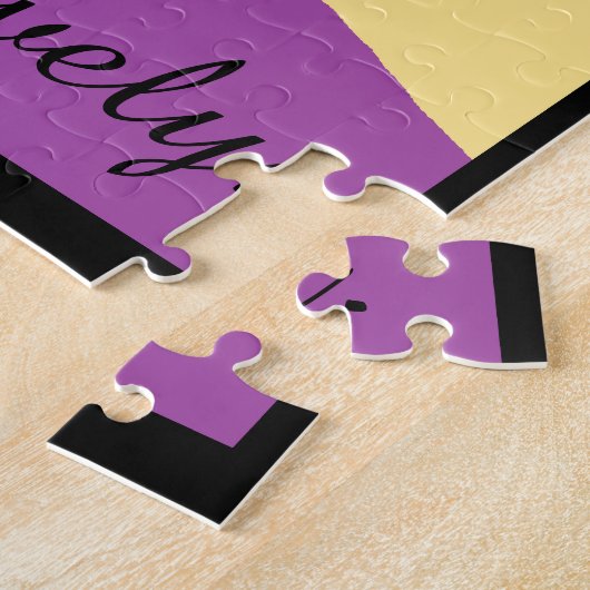 Sunset Clouds o' Paarse Hills Legpuzzel (Zijkant)